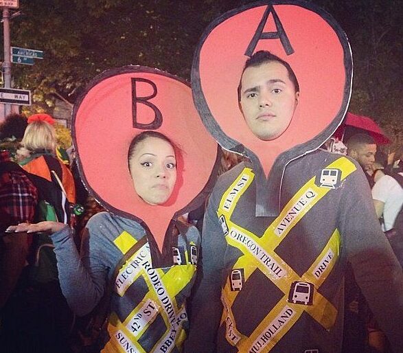 Google Markers Couple Costume - dateyourspouse.com Google markers Halloween Costume for 2020. | The Dating Divas