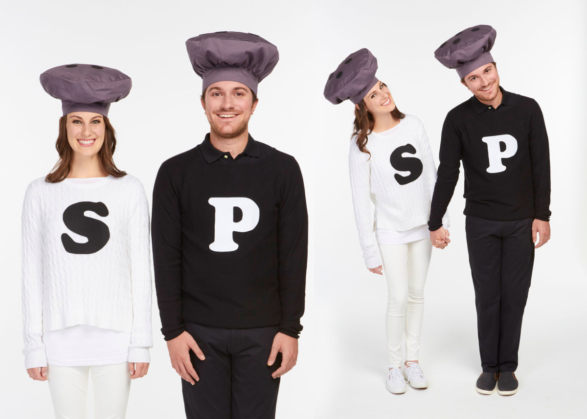 Salt and Pepper Halloween 2020 Costume - dateyourspouse.com Salt and pepper Halloween costume for you and your boyfriend. | The Dating Divas