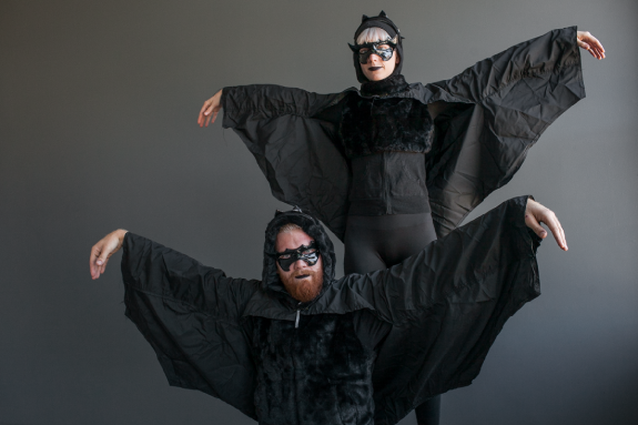 AcroBATS Halloween Couples Costumes - dateyourspouse.com AcroBATS Halloween costume for 2020. | The Dating Divas