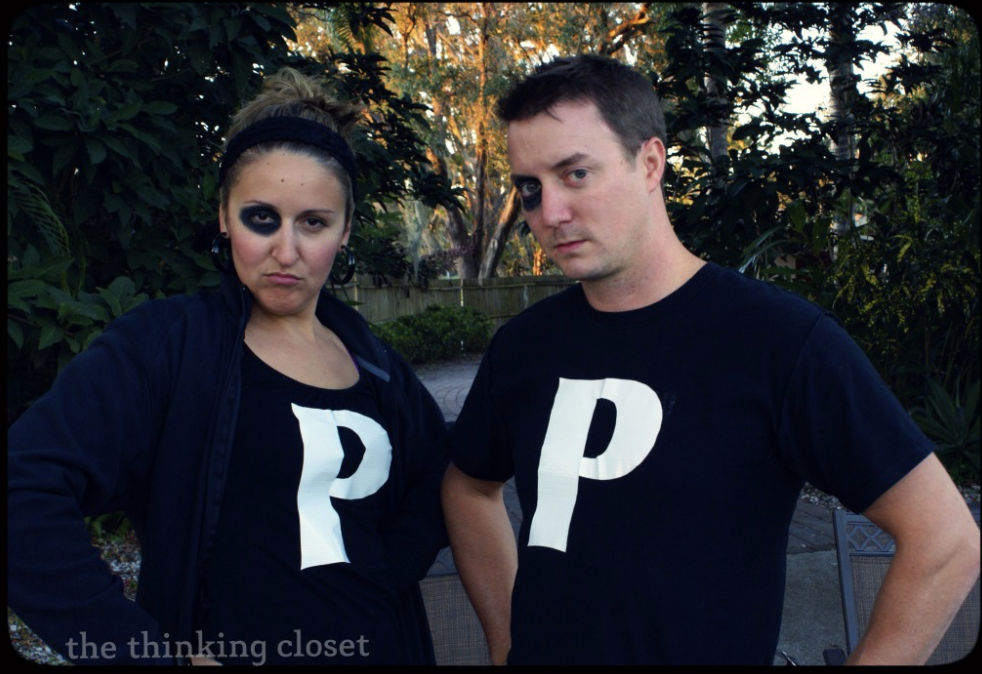 Funny Black Eyed Pea Couples Costume Idea - dateyourspouse.com Cute Couples Band Costume Idea | The Dating Divas