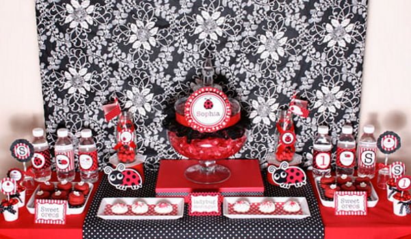 Baby Girl Baby Shower Theme with Ladybugs - dateyourspouse.com Little Ladybug Baby Shower Idea | The Dating Divas