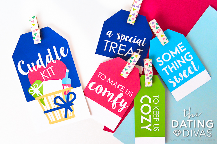This Christmas, make a Cuddle Kit for Two for Him - dateyourspouse.com Cuddle Kit for Two Christmas Gift Idea | The Dating Divas