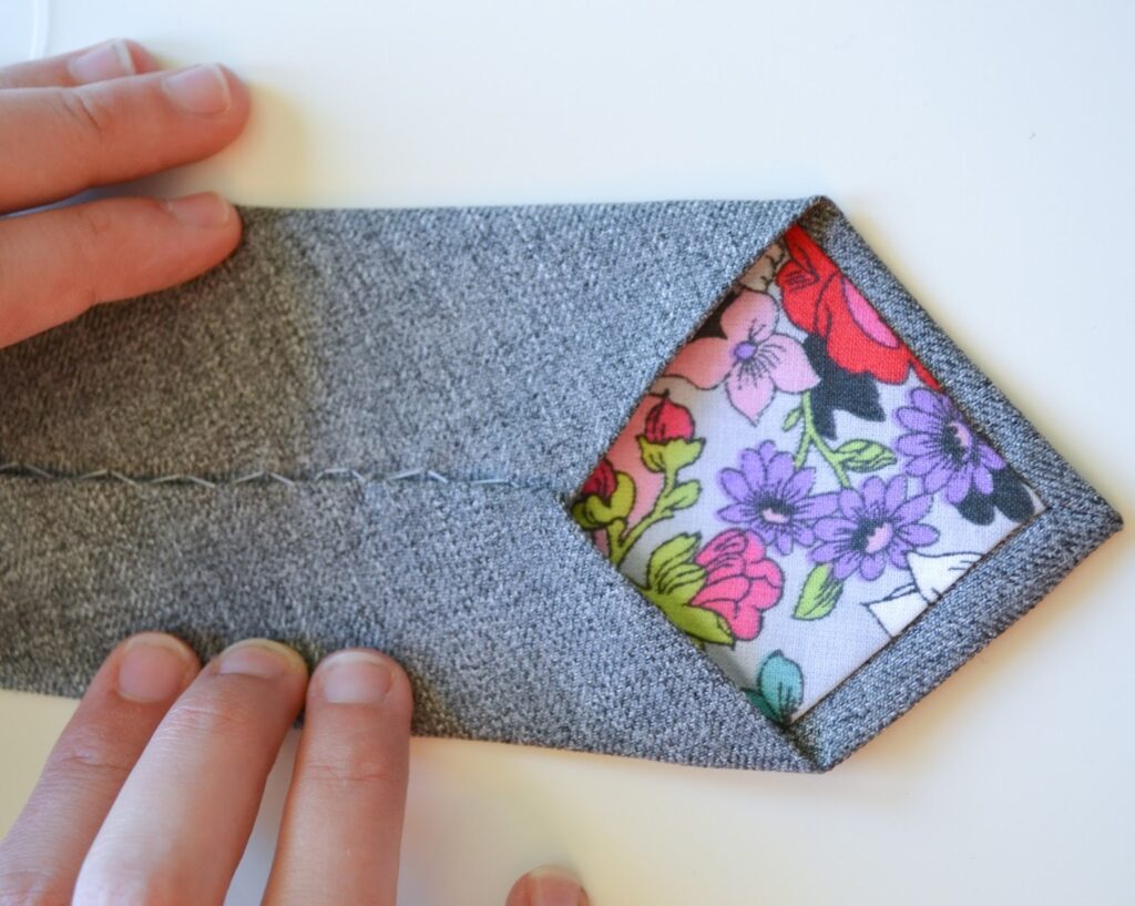 Hand sewn tie for a diy birthday gift - dateyourspouse.com Handmade ties for men that make for a great diy birthday gift | The Dating Divas