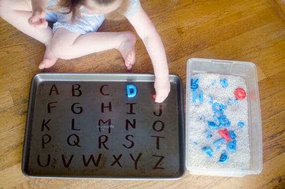 Magnetic toddler activities to do at home - thedatingdivascom.bigscoots-staging.com Toddler activities that use magnets and letters | The Dating Divas