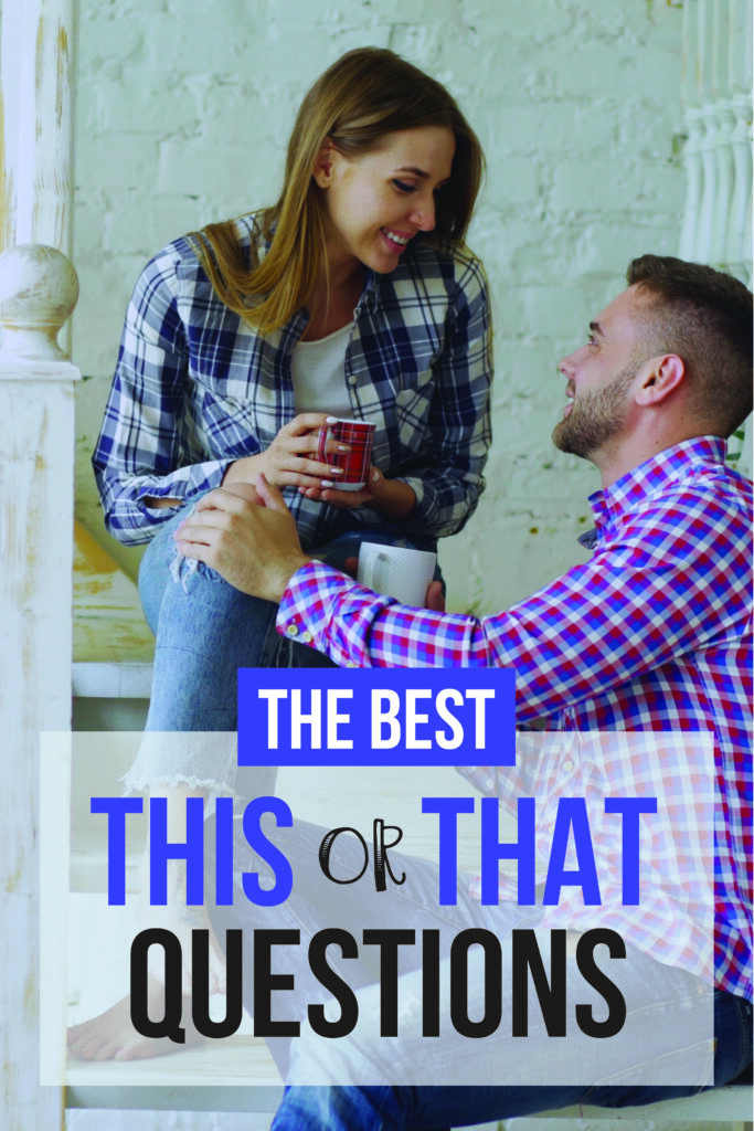 Couple asking each other This or That questions - thedatingdivascom.bigscoots-staging.com I love This or That questions! Can't wait to try this date night out from theDatingDivas.com! #ThisorThatQuestions #WouldYouRather #DatingDivas