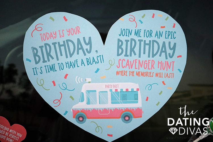 Free Printable Scavenger Hunt Card - dateyourspouse.com Scavenger Hunt Ideas for Your Boyfriend or Husband on their Birthday | The Dating Divas