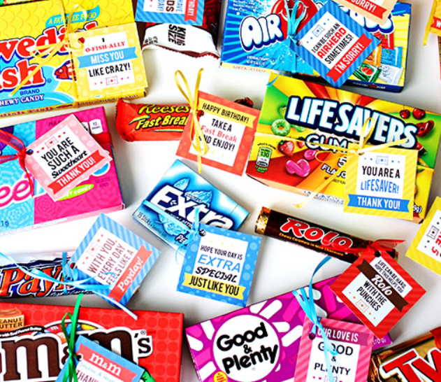 Printable candy love notes for your spouse | The Dating Divas