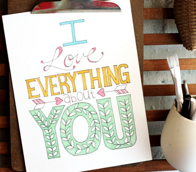 Love notes to frame in your home | The Dating Divas