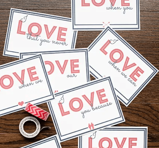 Cute printable cards for lovers | The Dating Divas