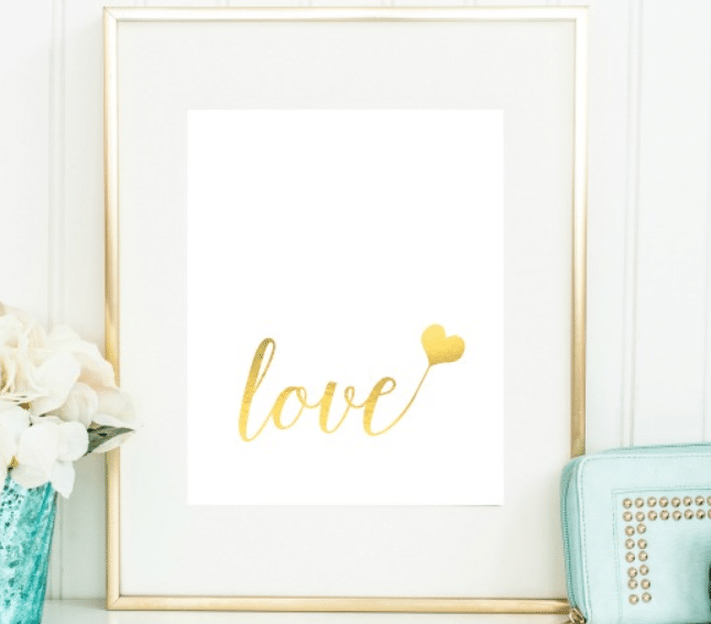 Free love notes for decor in your home | The Dating Divas
