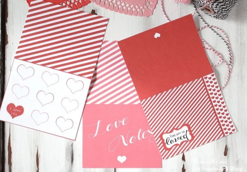 Free printable love notes for just because | The Dating Divas