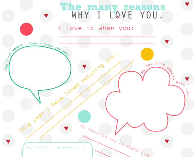 The "many reasons why I love you" cards for lovers | The Dating Divas