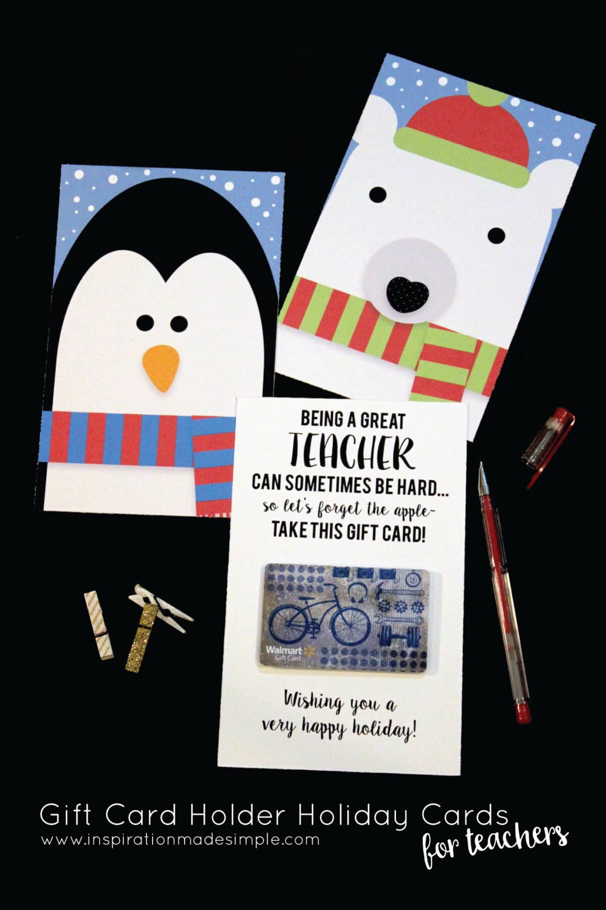Gift Card Holders gift wrapping ideas for teachers | The Dating Divas
