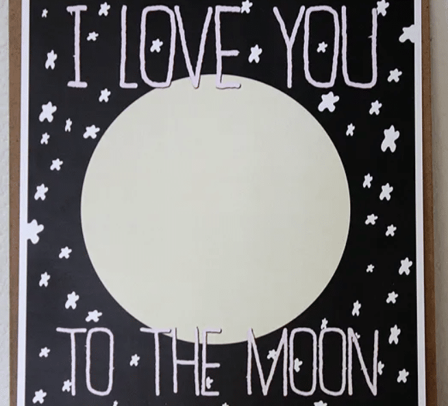 To the moon and back love notes for home | The Dating Divas