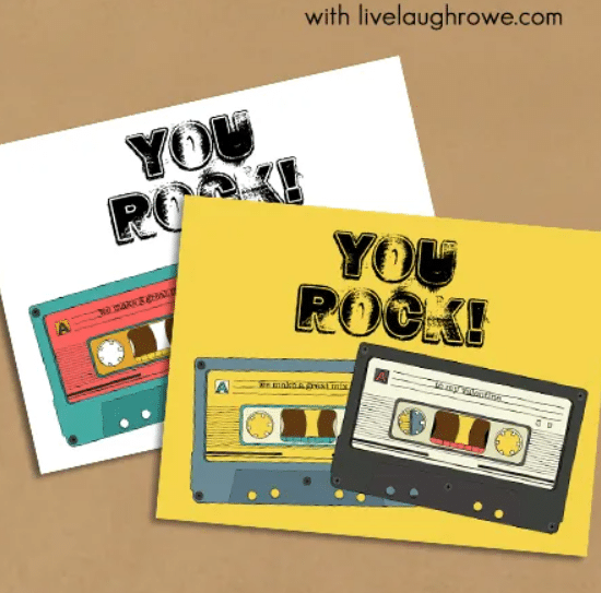 You rock printable cards for your spouse | The Dating Divas