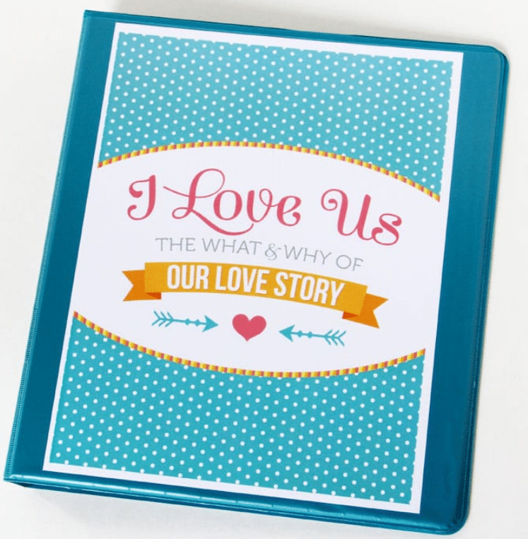 The "I Love Us" love story book for couples makes the list of best Valentine's Day gifts for her! | The Dating Divas