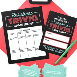 Everything you need to throw your own Christmas Trivia game night at home | Date Your Spouse