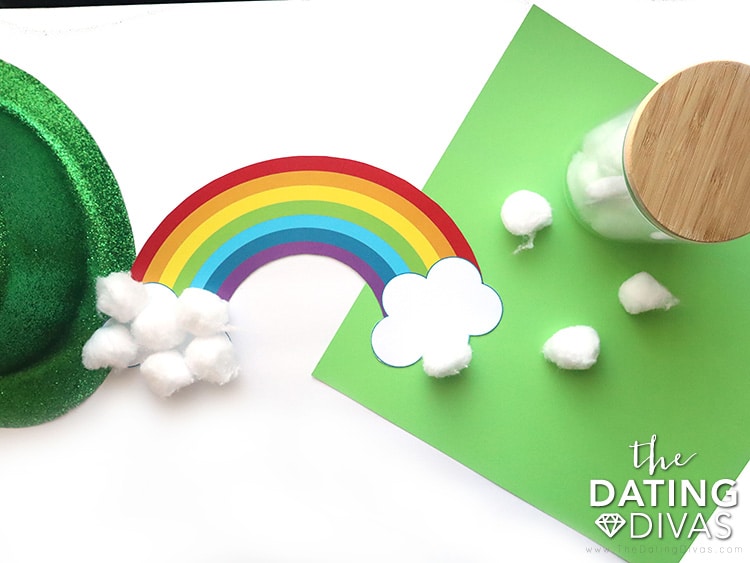 A beautiful rainbow totally enhances this leprechaun trap idea! | The Dating Divas