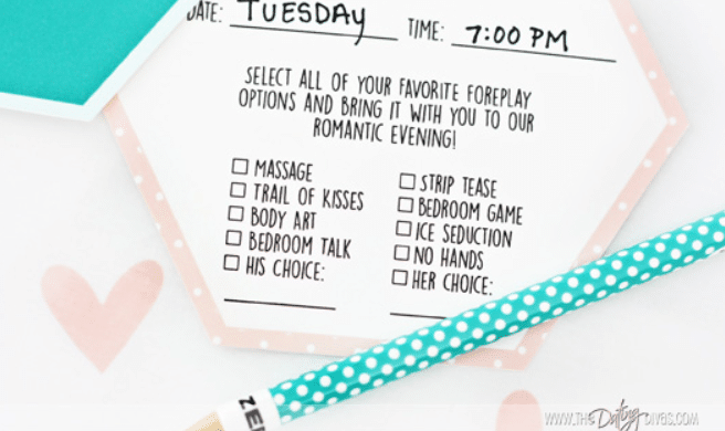 The Game of Love bedroom game is a sexy & unique Valentine's gift for him OR her! | The Dating Divas