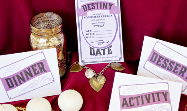 Our Valentine's Day Destiny Date is full of surprises, and a perfect Valentine's Day idea for couples! | The Dating Divas