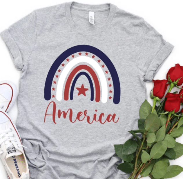 Your whole family will love these America t-shirts for their 4th of July clothes! | The Dating Divas