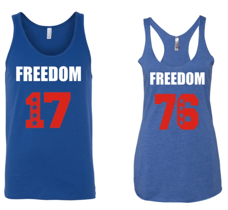 You will love these matching 4th of July outfits for couples! | The Dating Divas