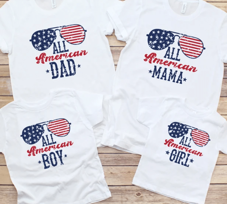 You will love these All American family matching outfits! | The Dating Divas