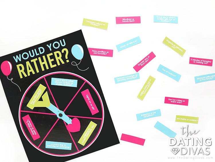 This birthday sex Would You Rather is much more fun than the original version! | The Dating Divas