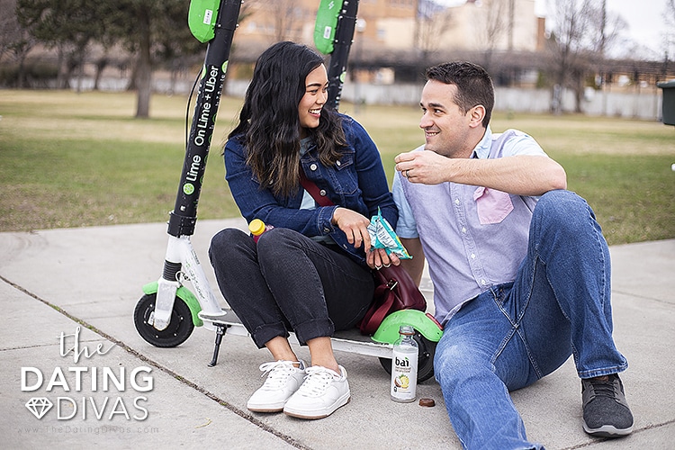 This Lime Scooter date night is perfect for outdoorsy couples! | The Dating Divas