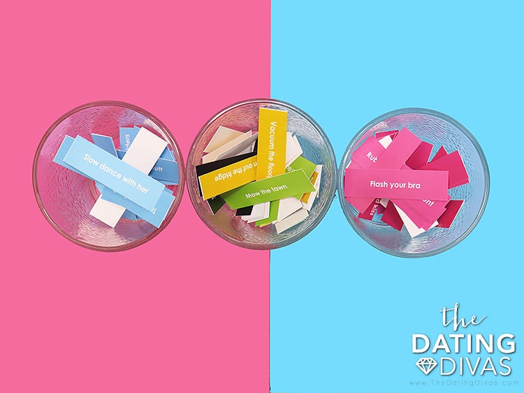 Organizing this chore list is easy-peasy when you use three jars or bowls. | The Dating Divas
