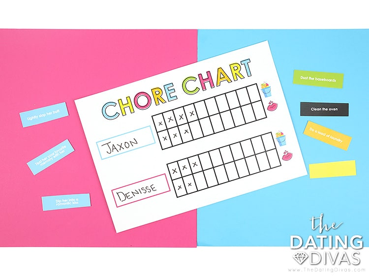This chore chart will become a favorite among husbands and wives! | The Dating Divas