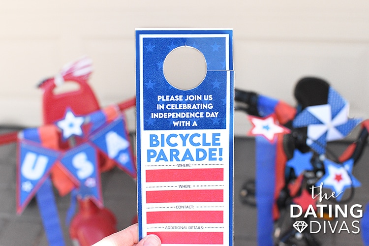 These darling invitations are perfect for inviting your neighbors to the bike parade! | The Dating Divas