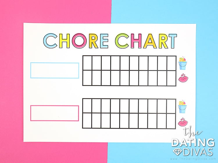 This chore chart for couples takes the bore out of housework! | The Dating Divas