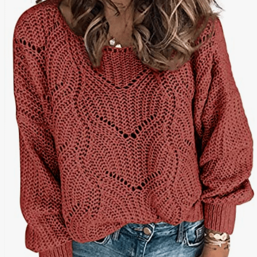 Your fall outfits should definitely include this hollow cable-knit sweater! | The Dating Divas