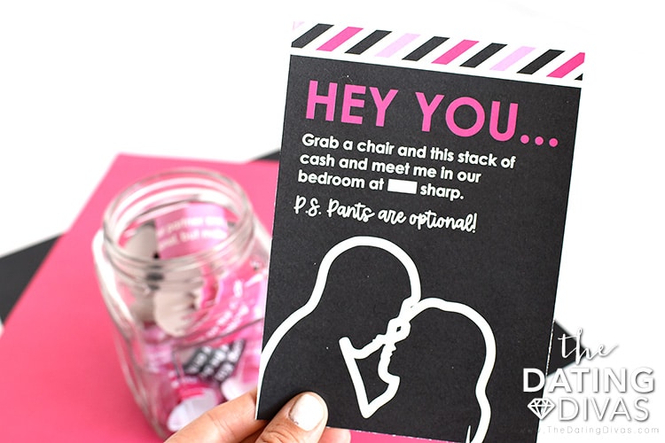Your spouse is going to love this sexy invitation to a private lap dance! | The Dating Divas
