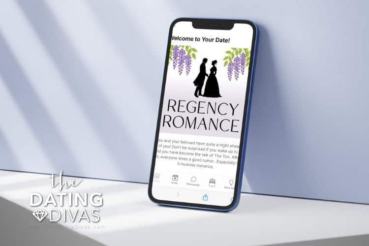 This Regency Romance date night app will make planning date night a cinch! | The Dating Divas