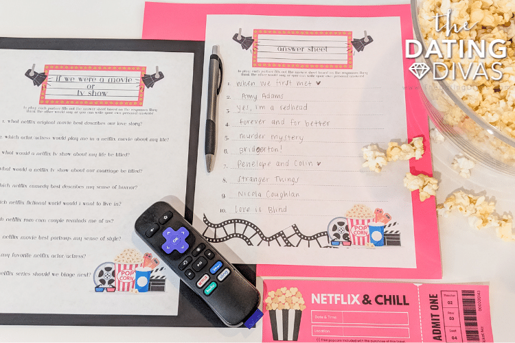 A simple and fun Netflix & Chill date for couples! | The Dating Divas