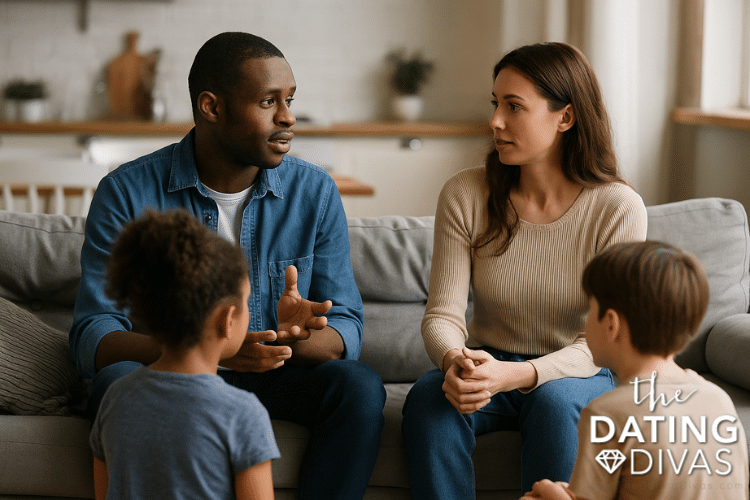 This post is all about how to show support to your spouse in front of your kids. | The Dating Divas