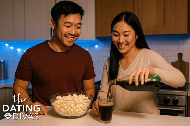 Set the scene for your AI date with snacks and LED lights! | The Dating Divas