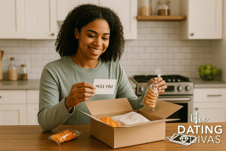Creating care packages is a great way to stay connected while long-distance. | The Dating Divas