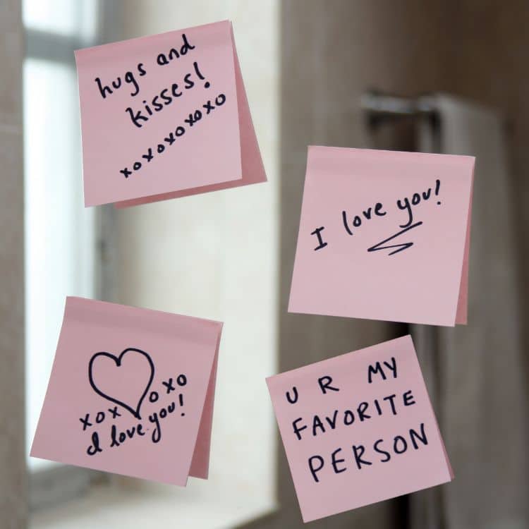 50+ Love Notes & Free Printables for Your Spouse