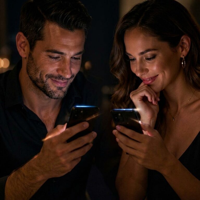 Spark After Dark dates displayed on a phone in the Spark'd app