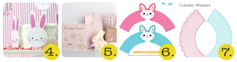 bunny easter printables
