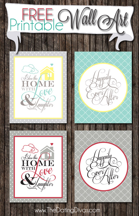 Free printable love wall art