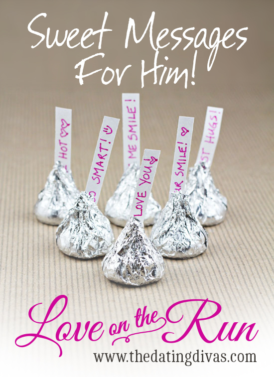 Hershey Kisses with hidden love notes