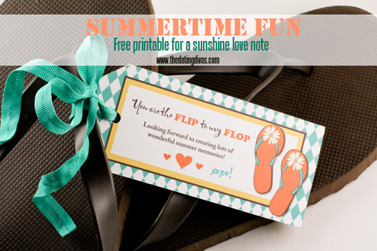 You're the flip to my flop printable
