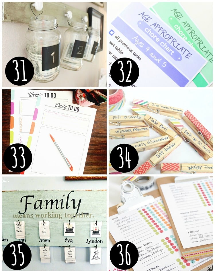 Top chore charts for your family!