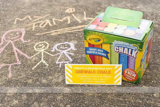 Creativity in a Box Kids Sidewalk Chalk Activities