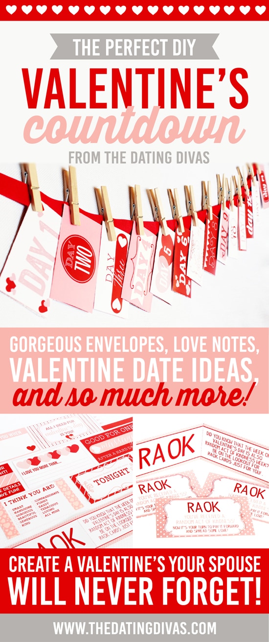 DIY Valentine Countdown for Your Spouse