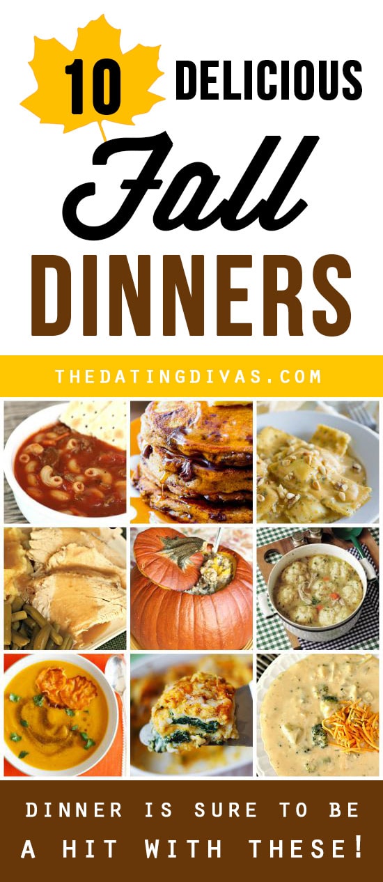 Fall Recipes for Dinner Time